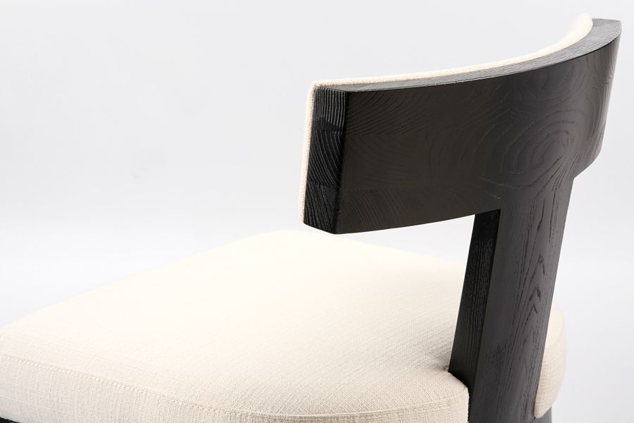 Juno Circular Dining Table and 6 Vista Dining chairs-view8