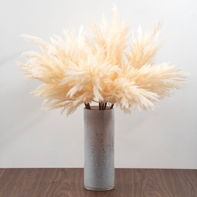 Vaas, Nudekleurig Glas - Groot-view2