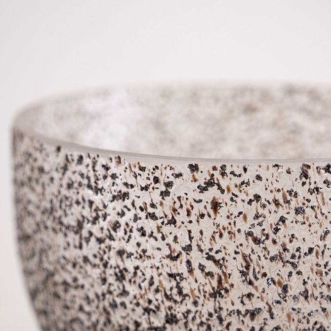 Große Gesprenkelte Glasvase-view3