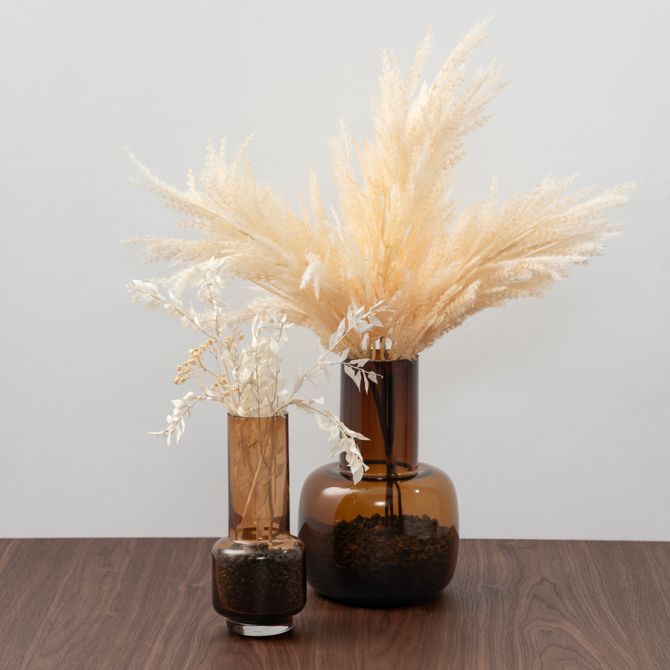 Mittelgroße Ingwerfarbene Vase-view2