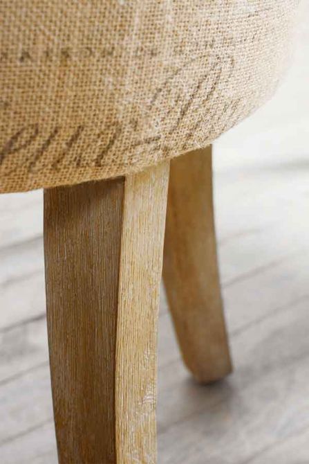 Torino Chaise de salle à manger, détails rustique-view5