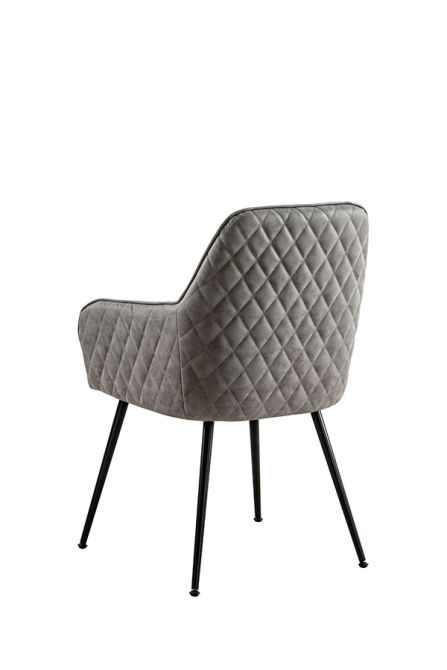 Watson Carver Stol - Grå - PU läder-view3