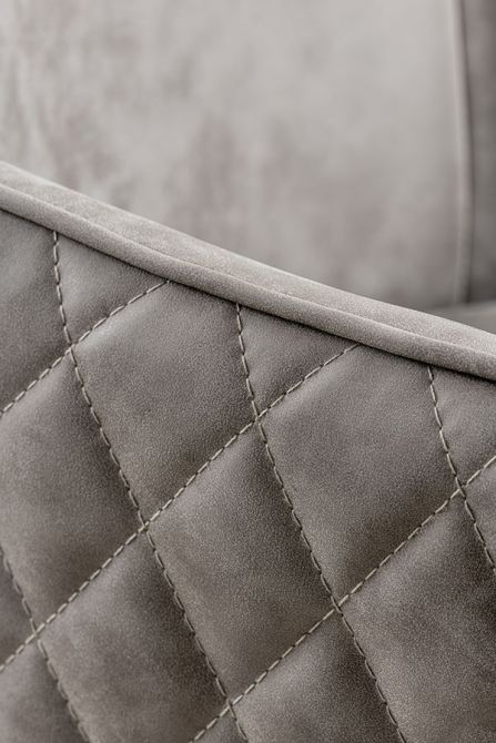 Watson Carver Stol - Grå - PU läder-view6