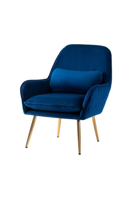 Voorvoegsel Teken een foto helpen Watson Lounge Stoel Inkt Blauw – my furniture