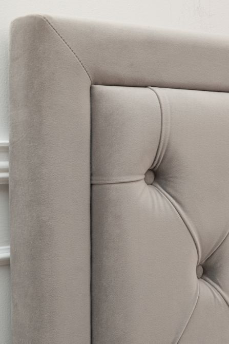 Zeno Upholstered Bed Feather Grey-view4