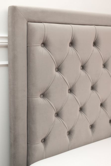 Zeno Upholstered Bed Feather Grey-view3