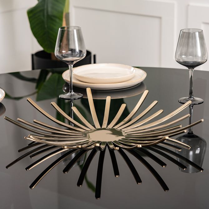 Zia Bowl Brass -view2