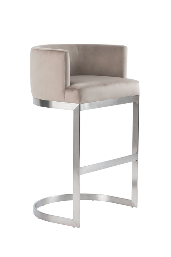 Lasco Barhocker - Taupe