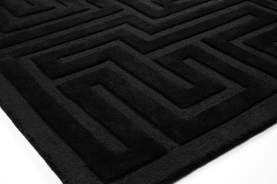 Ashcombe Black Rug Large
