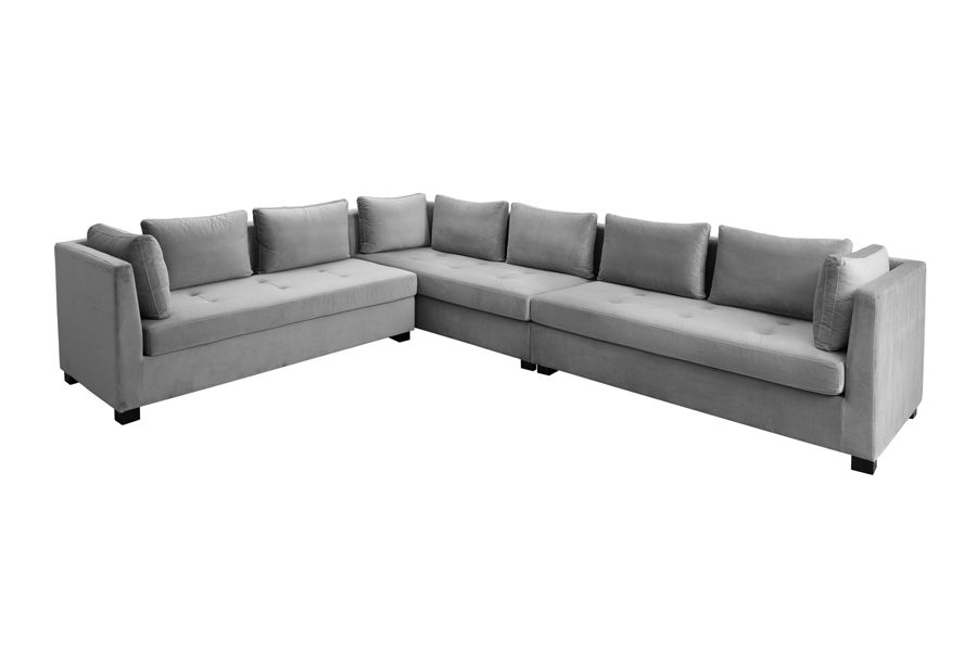 Myfurniture/Berkley Left Hand Corner Sofa Dove Grey