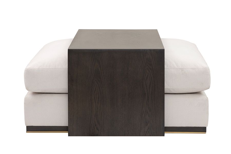 Burbank Footstool With Layered Coffee Table