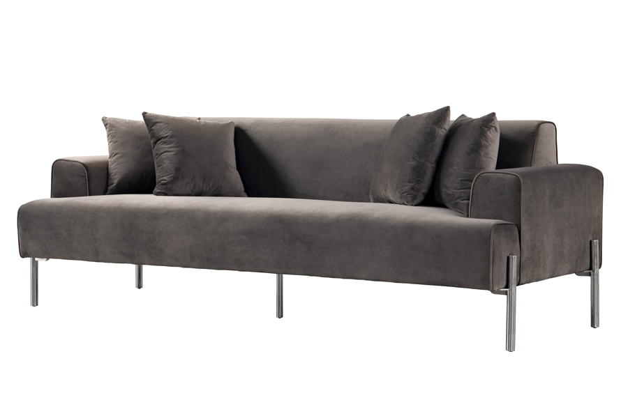 Duke Three Seat Sofa - Carbon