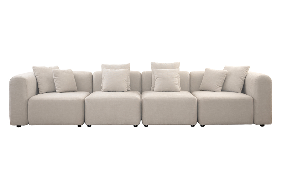 Image of Dune Four Seat Sofa ??? Parchment