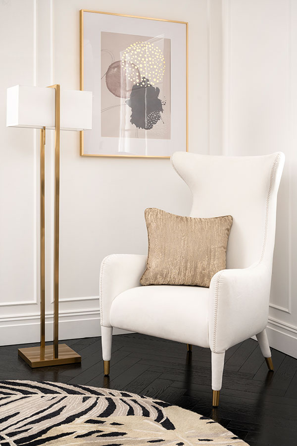 Ellington Brass Floor Light