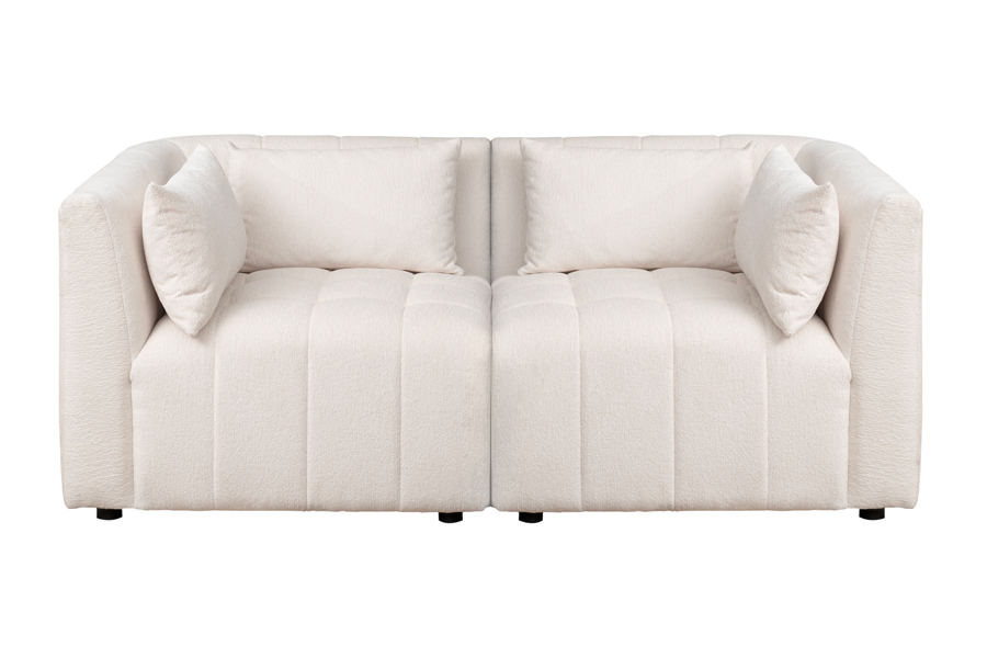 Essen Two Seat Sofa – Ivory Chenille