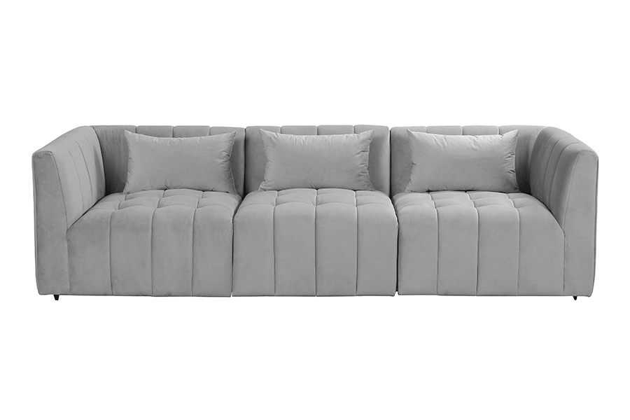 Essen Three Seat Sofa – Dove Grey