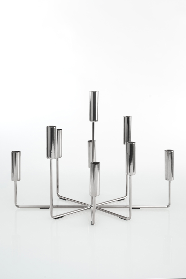 Image of Fiori Candelabra Silver