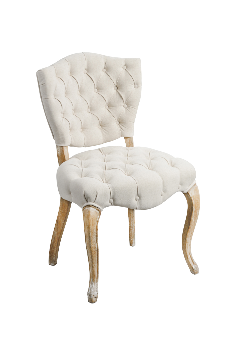 Francois Limed Oak French Chair