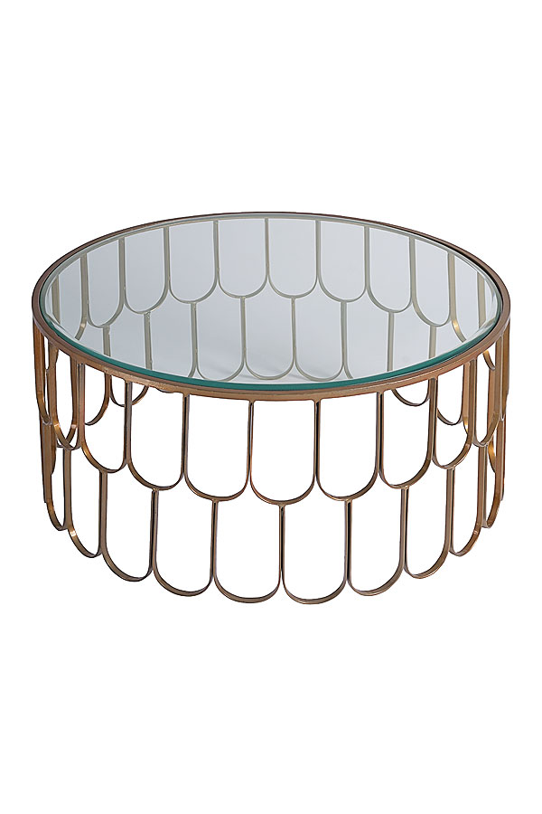 Pino Brass Coffee Table