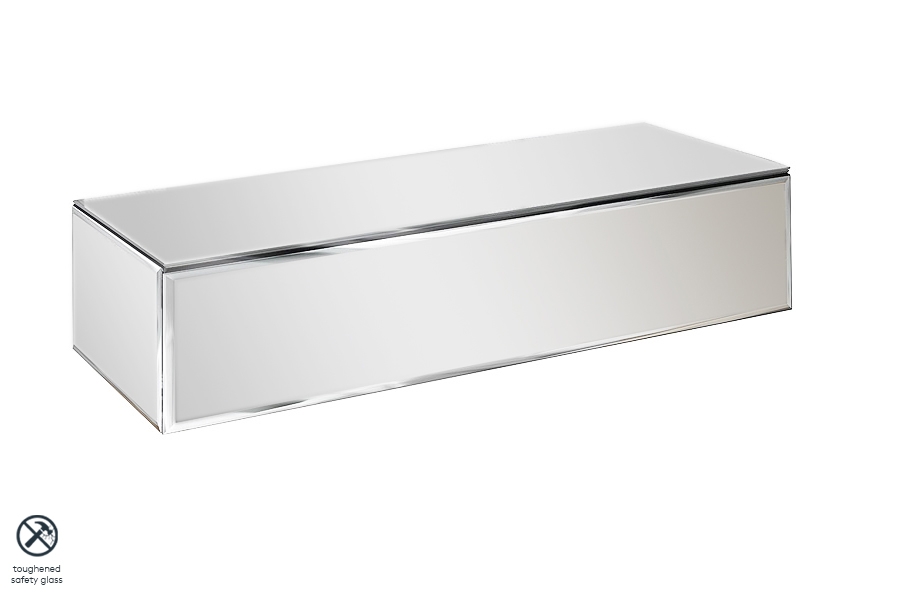 Image of Inga Mirrored Floating Console Table