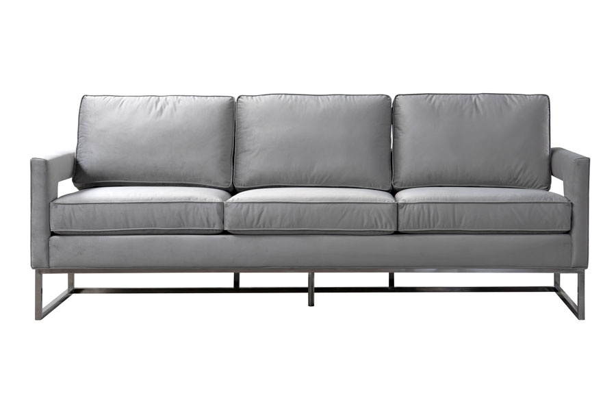 Kenza Three Seat Sofa  – Dove Grey