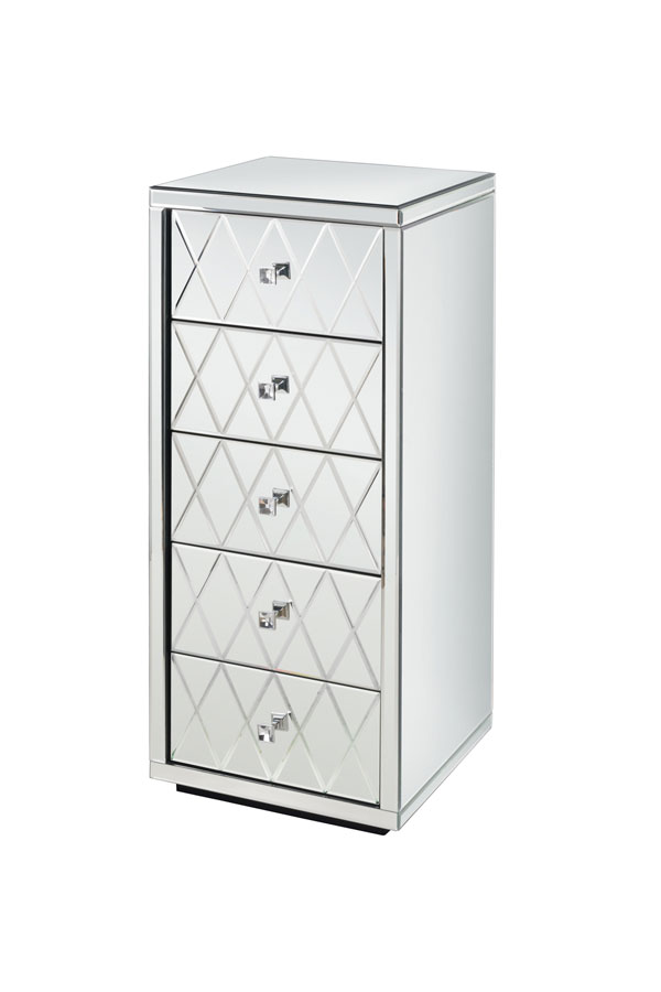 Knightsbridge Mirrored Tallboy