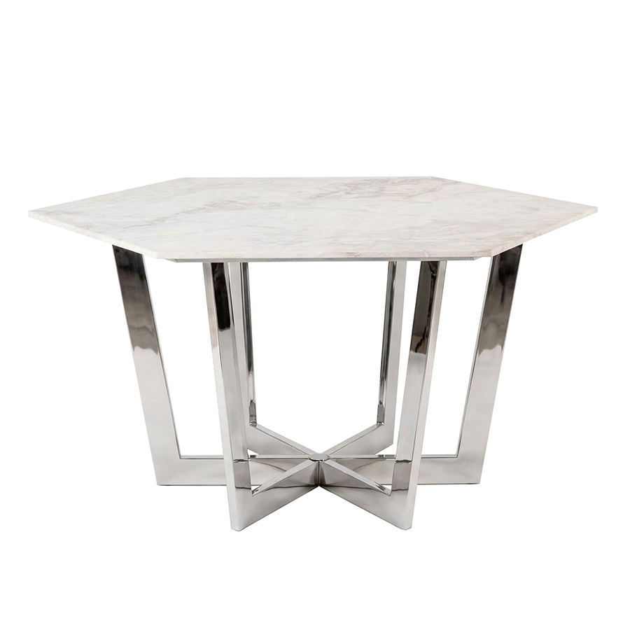 Kronos Chrome Dining Table
