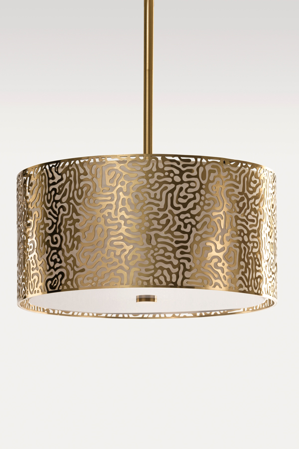 Moray Pendant Light Brass