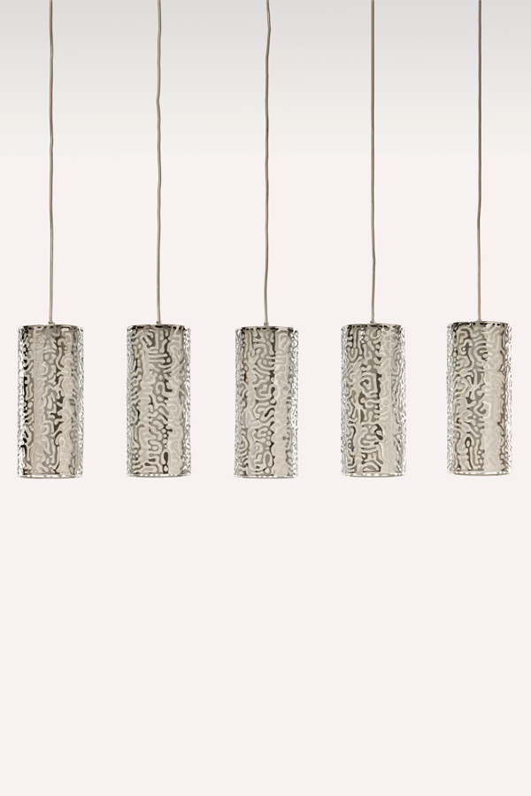 Moray Five Light Pendant Chrome
