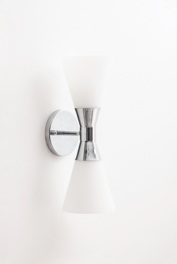 Image of Camille Single Wall Light Chrome