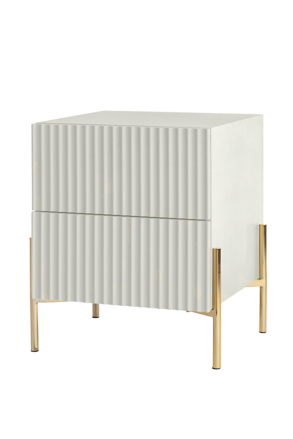 Lexington Pebble Grey Bedside Table