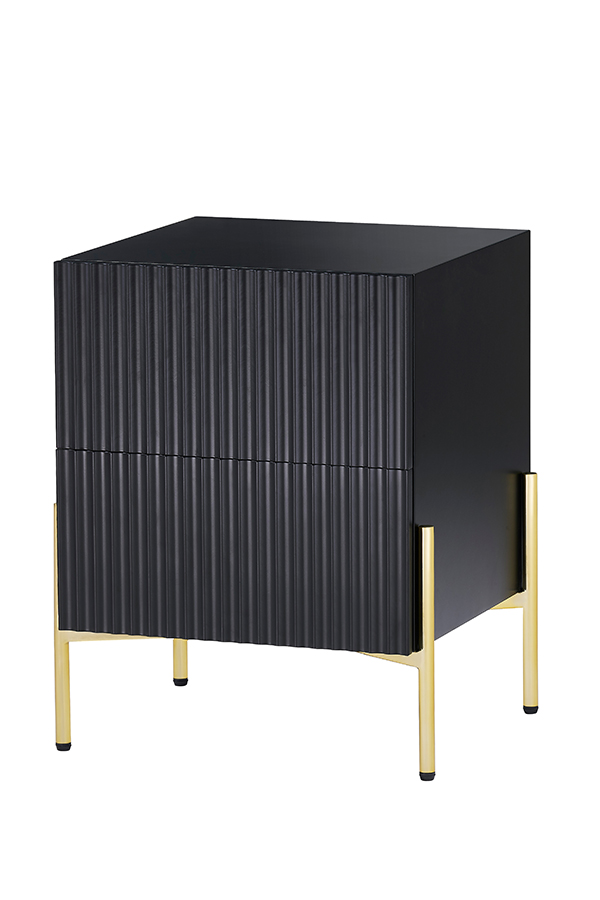 Lexington Black Bedside Table