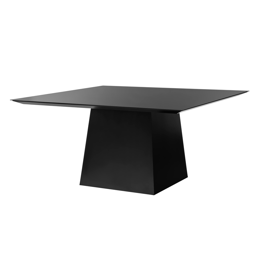 Loretta Square Black Dining Table