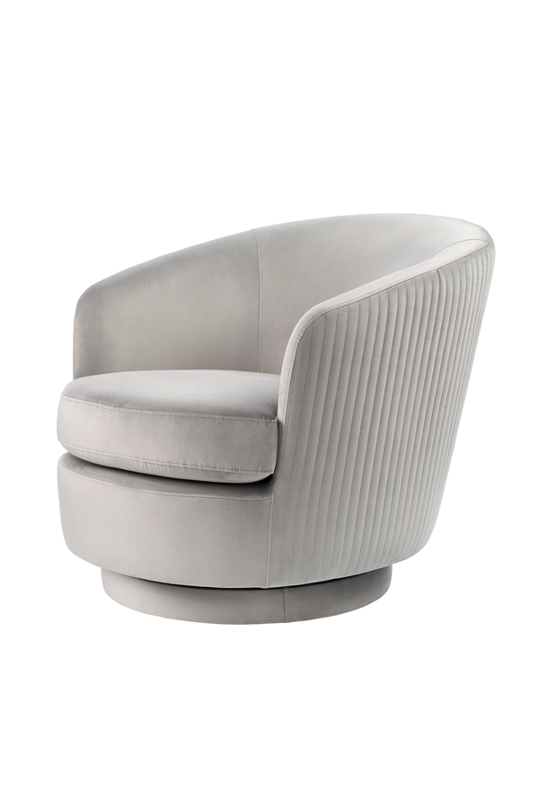Melville Swivel Chair – Dove Grey