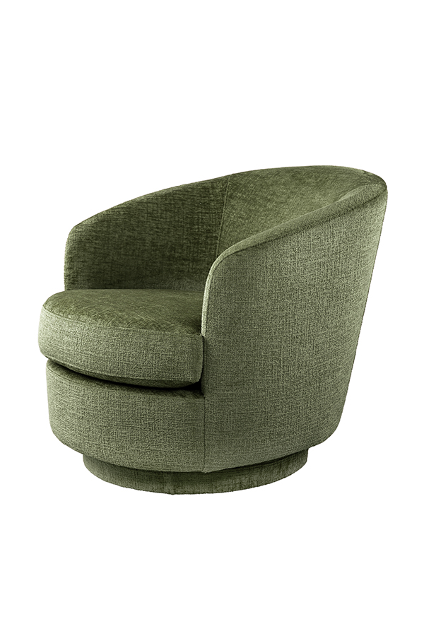 Melville Swivel Chair - Forest Green