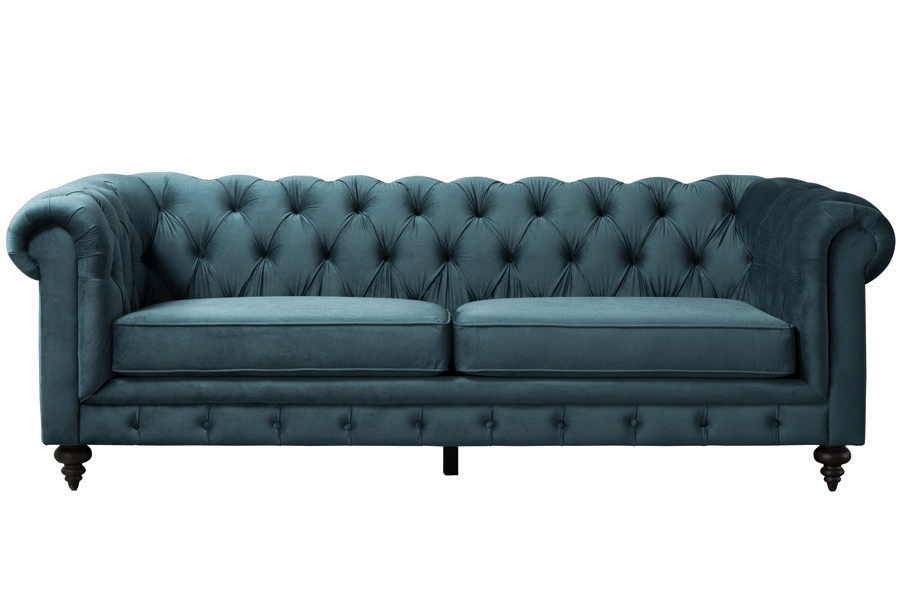 Monty Three Seat Sofa - Peacock