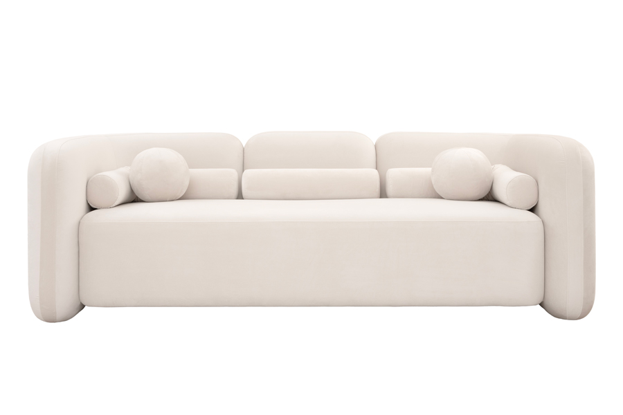 Munich Three Seat Sofa – Chalk