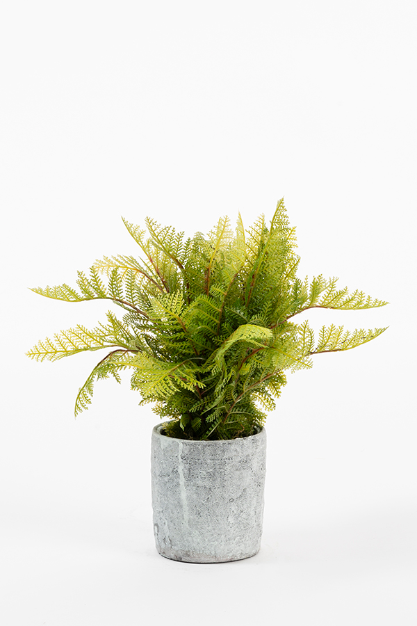 Potted Artificial Fern Plant