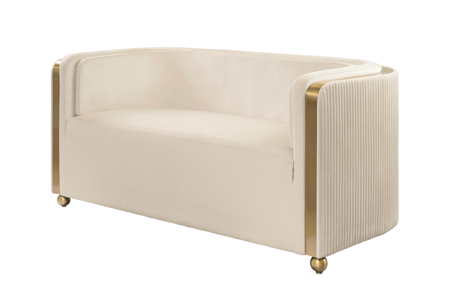 Ozman Two Seat Sofa – Chalk