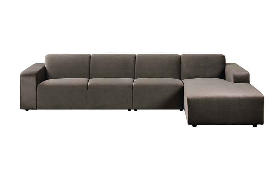 Image of Pebble Large Right Hand Corner Sofa - Carbon