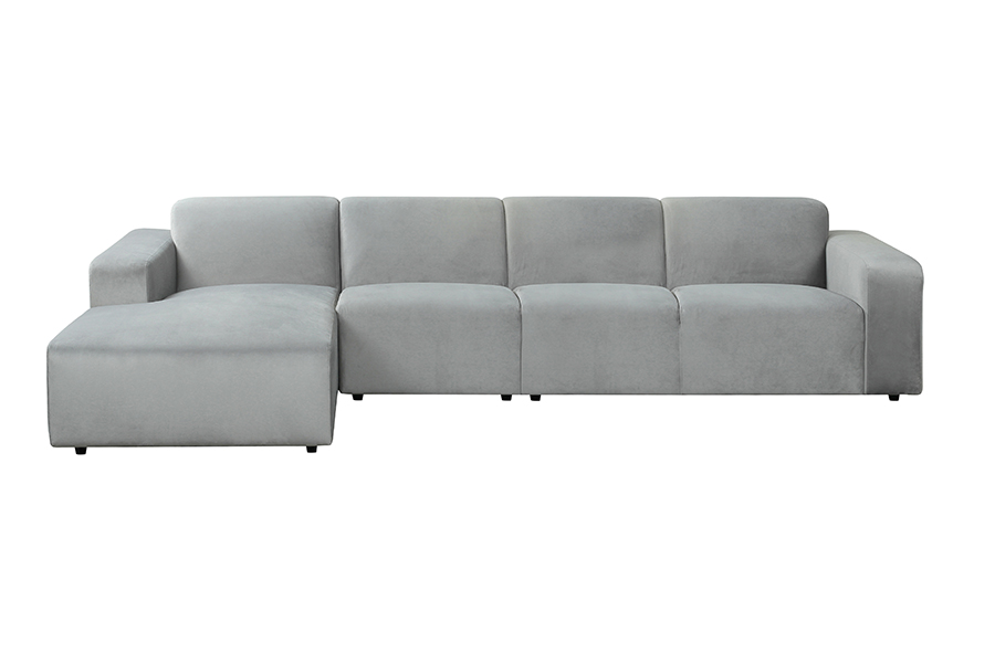 Pebble Large Left Hand Corner Sofa – Dove Grey