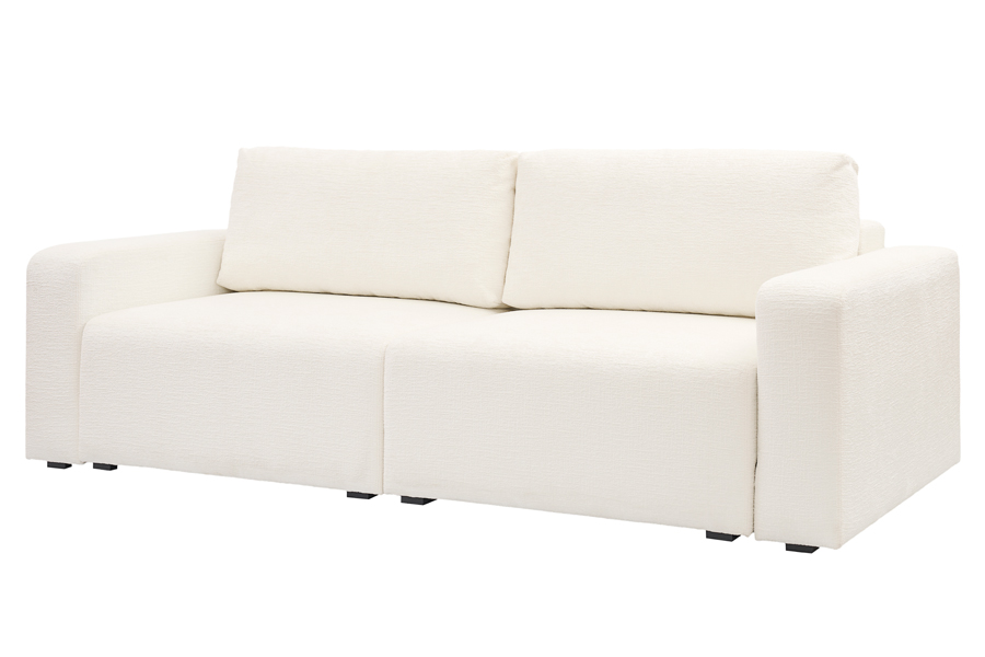 Pebble Sofa Bed – Ivory Chenille