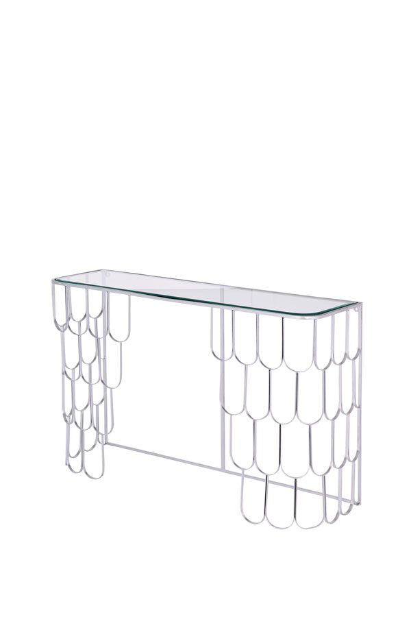 Pino Silver Console Table
