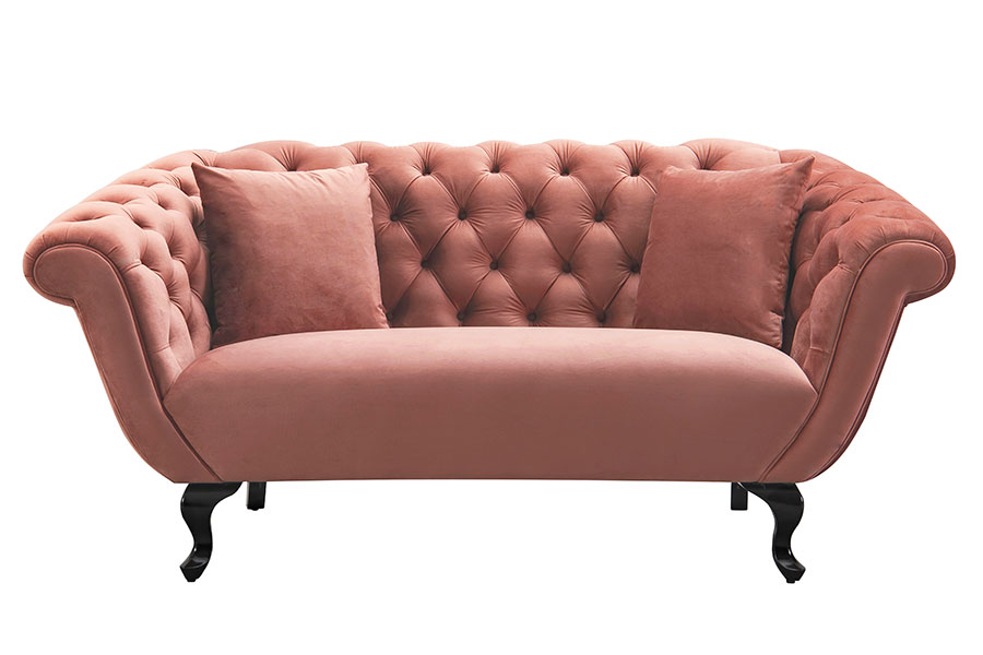 Image of Ramona Two Seat Sofa - Blush Pink