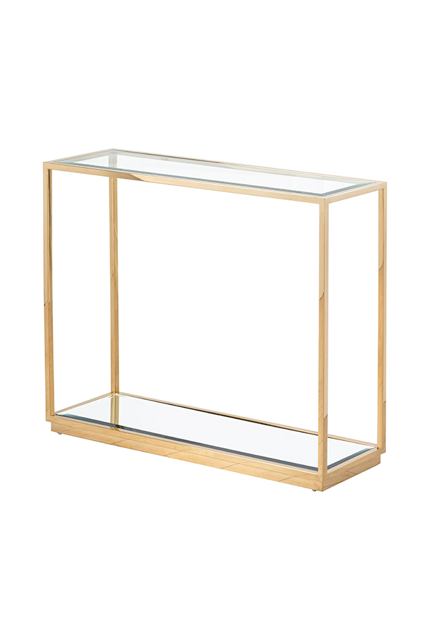 Rippon Brass Rectangular Console Table