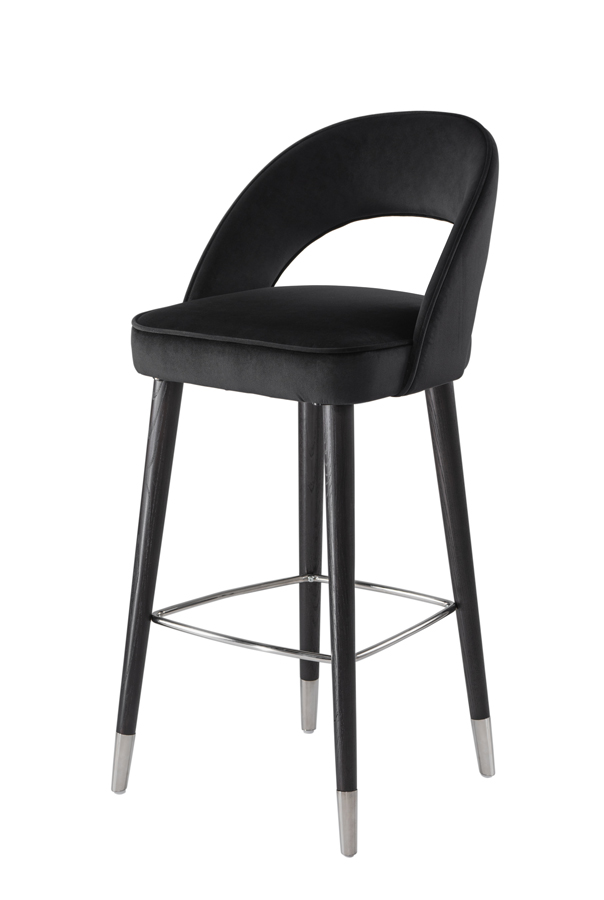 Rossini Bar Stool - Black