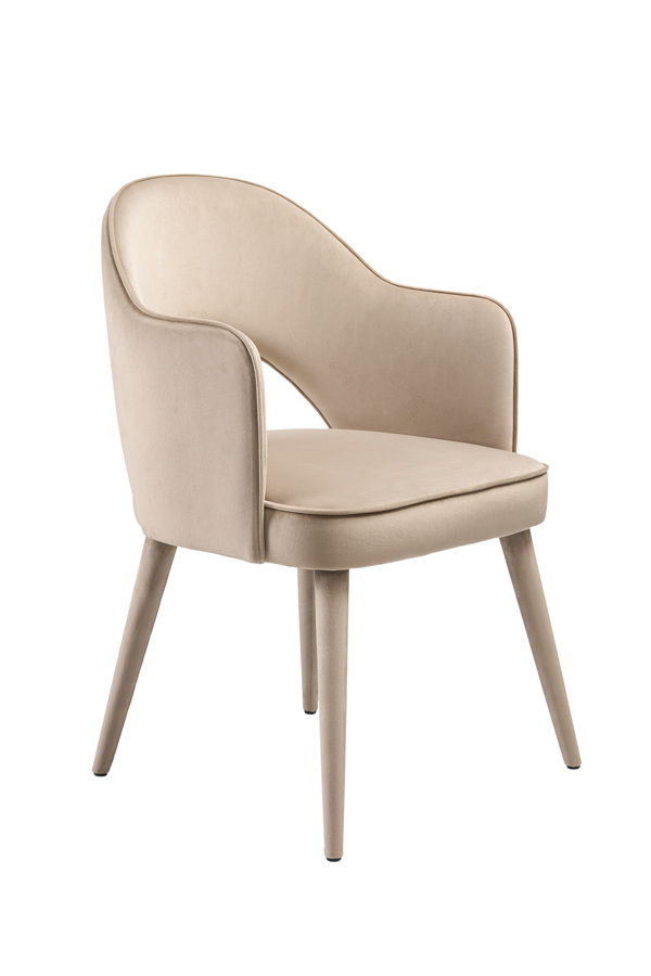 Rossini Carver Chair Taupe