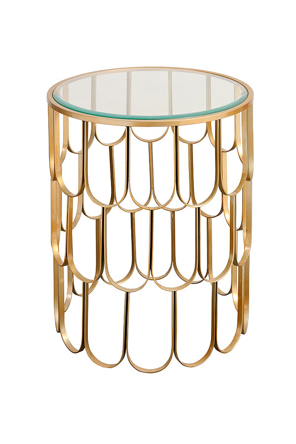 Pino Brass Side Table