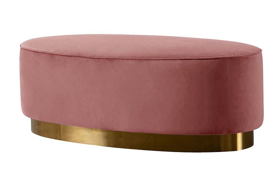 Image of Selini Footstool ??? Blush Pink