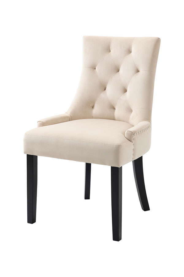 Torino Dining Chair with Back Ring - Chalk